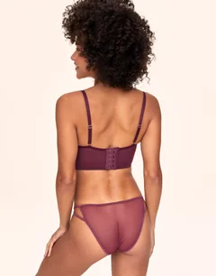 Adore Me Gently worn, eggplant purple, bra, size 38 H. Double sets of hooks  - $16 - From Zelda
