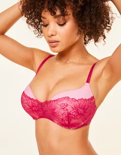 Push-up Bra 32A - PINK by Victoria Secret. Gray Size undefined