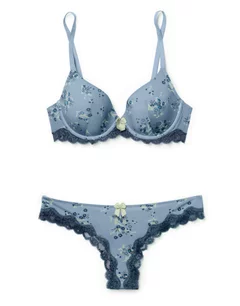 Amante Moonlit Florals Demi Cup Bra Gibraltar Blue (32B) - BRA31001C061532B  in Surat at best price by Natural Beauty - Justdial