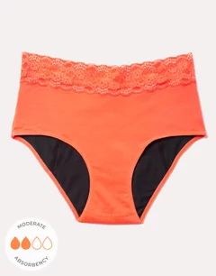 Hipster Cotton Panties. Orange Ochre Color. Autumn Mood. Cotton Panties.  Perfect for Women. All Sizes. -  Canada