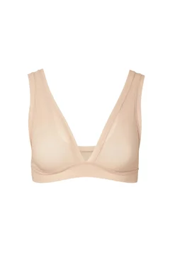 Re-Leaf Padded Triangle Bralette Stardust Beige Sale