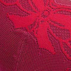 Audrina Push Up Beet Red