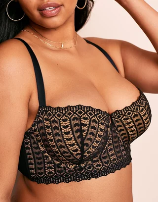 Lunaire Women's Plus-Size Barbados Underwire Bra, Black, 38DDD - Import It  All