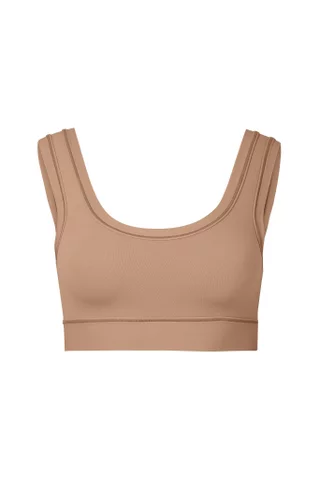 Bra Tank Back Crop Padded Cami Top Crop Neck Cami Summer Beautiful Plus  Size Sports Bras for Women 2X, Brown, One Size : : Clothing, Shoes  & Accessories
