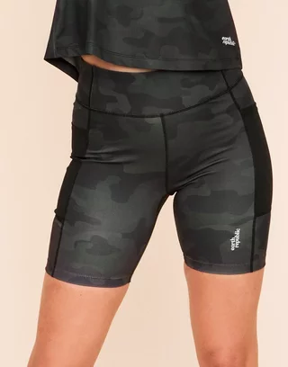 Remi Biker Shorts (Women's Yoga Sports Workout Shorts in Black