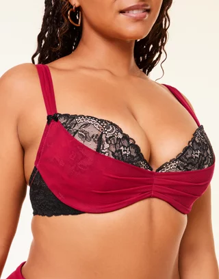 Adore Me - Gynger Unlined  Bra and panty sets, Sassy red lipstick