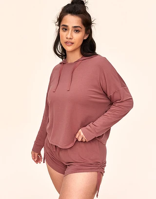 Abbey Dark Pink Plus lounge bundle Model 2
