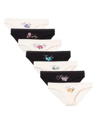 Buy Leading Lady Women's Cotton Bikini (Pack of 3)  (505_Multicoloured_Small_White,Skin,Black_S)(Colors and Prints May Vary) at