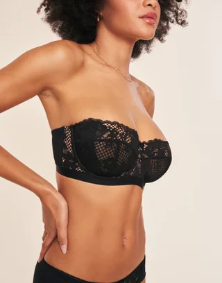 Strapless Bras and Panty Sets. Balconette, Bandeau Styles