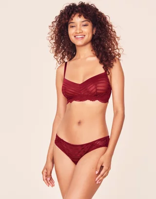 Adore Me Women's Averly Bralette XL / Barbados Cherry Red.