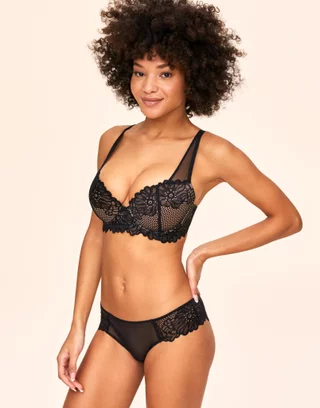 Magdalena Padded Non-Wired Longline Push-Up Bra for £45 - Push-up