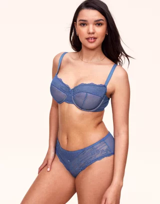 Clare Thong Novelty Blue Plus Thong