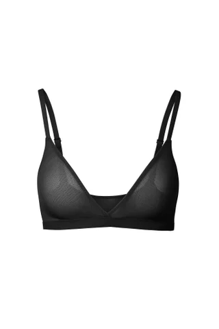 Adore Me Black White Lace Mesh Bra 46DD Size undefined - $20 - From Jessica