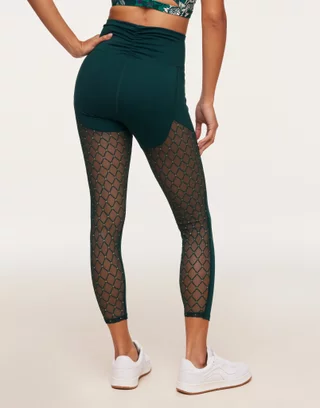 Sexy High Aaist Breathable Leggings Polyester Ankle-Length Pants Worko –  Ron21613