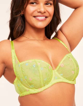 NEW Floral 44 G / 44G Underwire Molded Cup Full Coverage Balconette Bra  ADORE ME on eBid Ireland