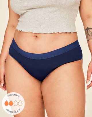 Olivia Hipster Dark Blue 2 Plus panty bundle Model 1