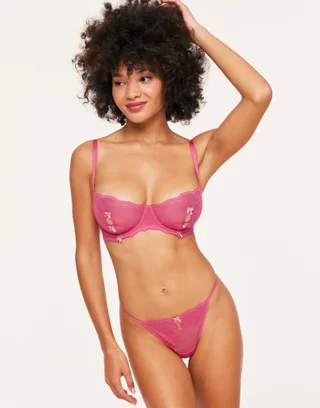 J Cup Lightly Lined Lace Push Up Bras - LODIVINA™