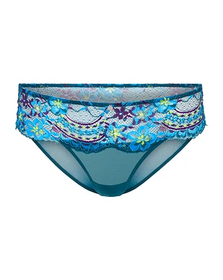Nicholette Cheeky Floral Blue panty bundle Still 1