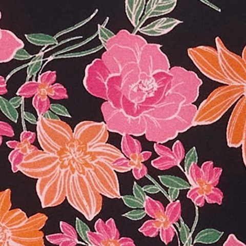 Black Floral