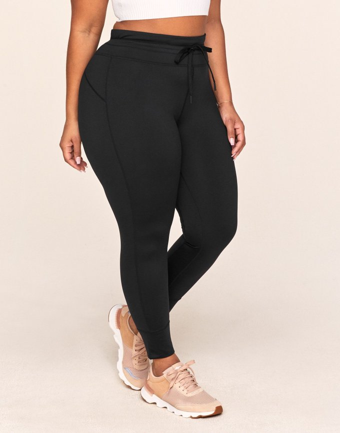 fleece lined leggings plus