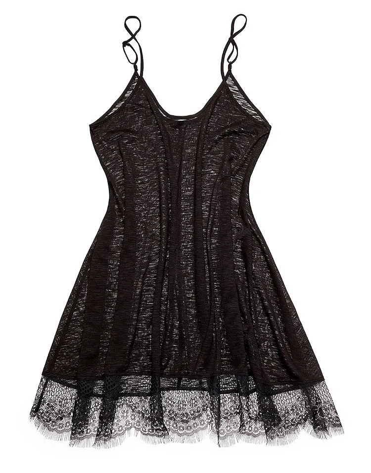 Valentina Black sleepwear bundle Model 1