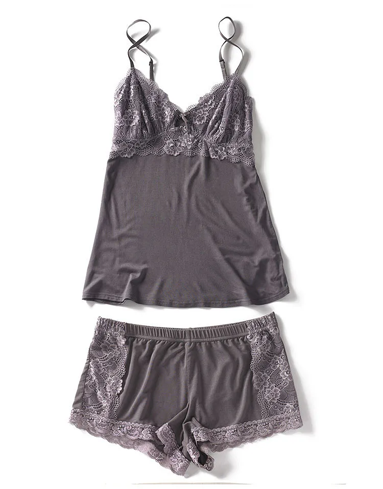 Serena Dark Gray sleepwear bundle Model 5
