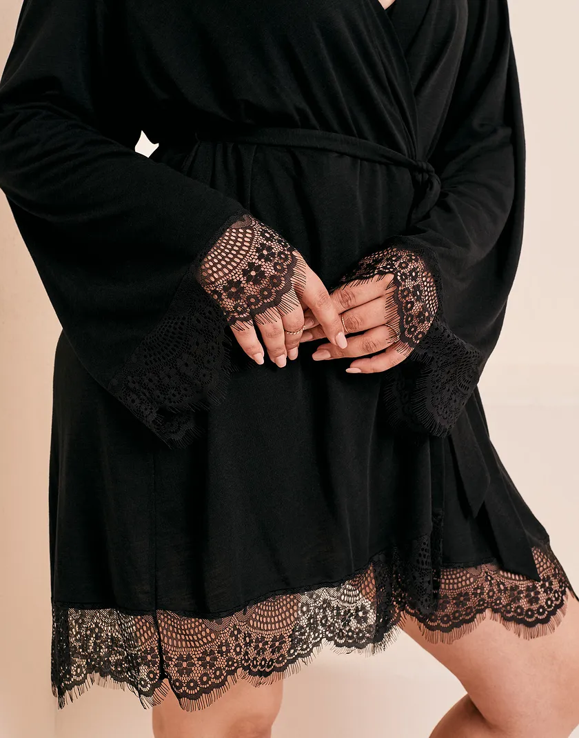Ellis Black Plus sleepwear bundle Model 4