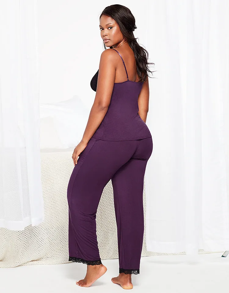 Lilias Dark Purple Plus sleepwear bundle Model 5