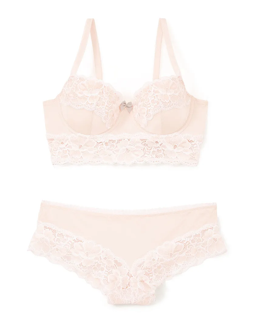 Dorinn Light Beige 2 Lightly Lined bra bundle Still 1