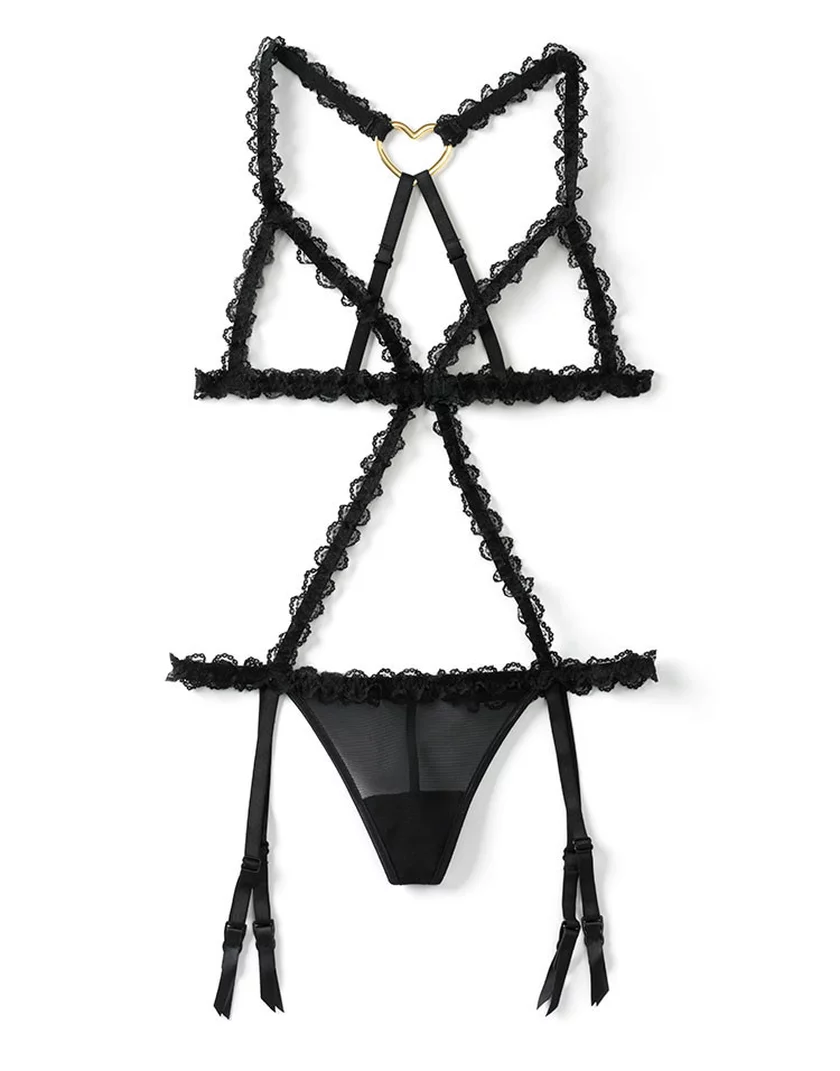 Ashleigh Black lingerie bundle Still 2
