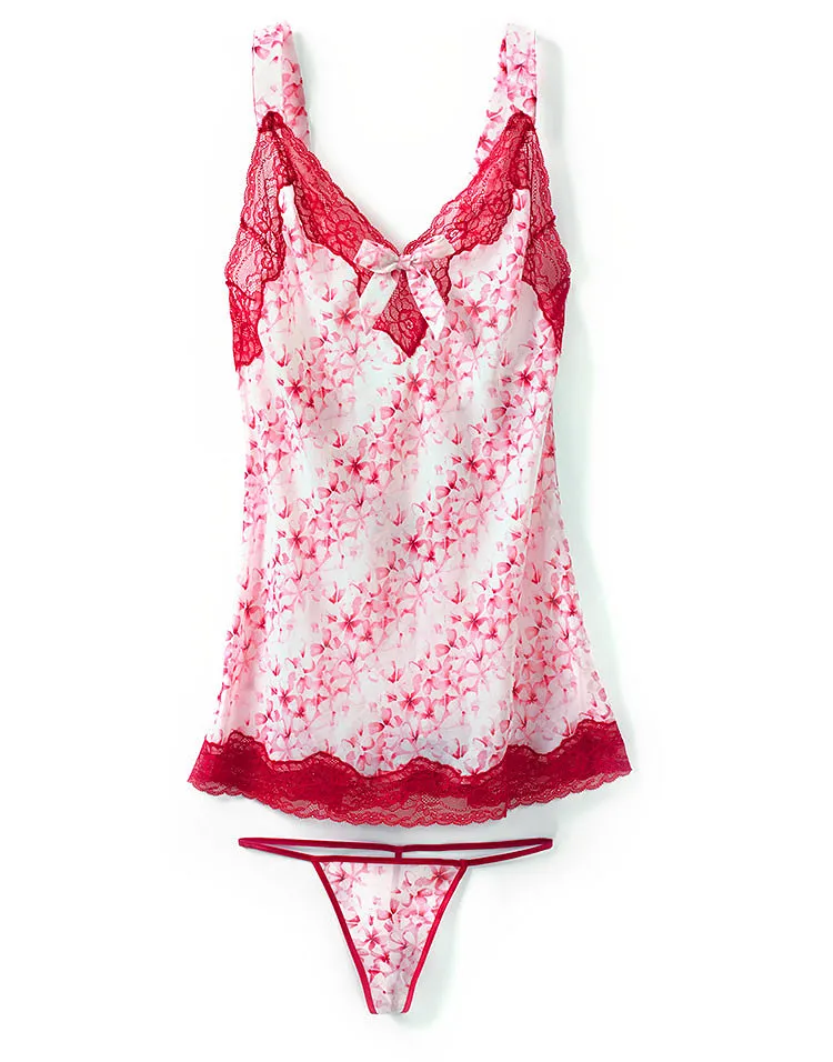 Lilith Painted Plumeria C01 lingerie bundle Model 1