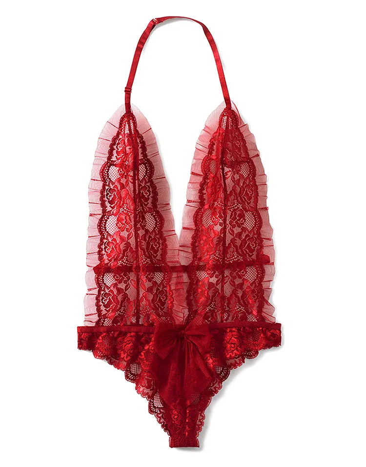 Svetlana Dark Red lingerie bundle Still 3