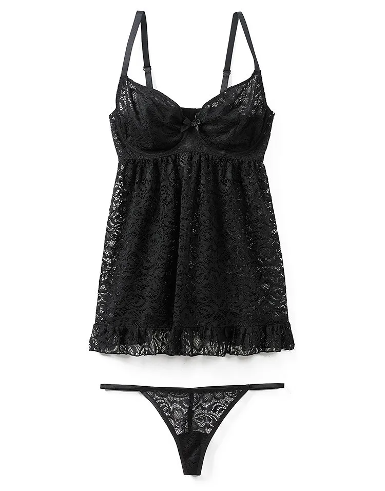 Blaize Black Plus lingerie bundle Still 2