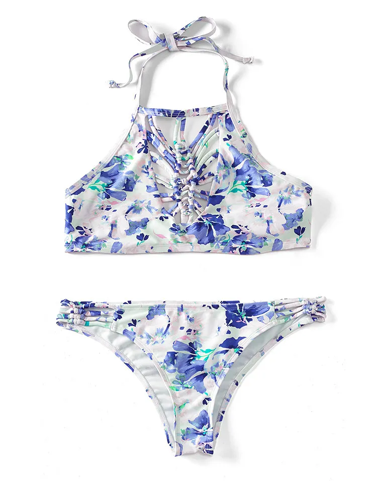 Nyoka Watercolor Blue 2 Lightly Lined swimwear bundle Still 1