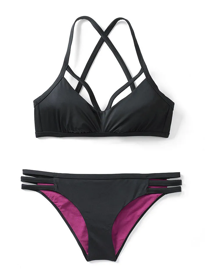 Laurette Black 2 Unlined swimwear bundle Still 1