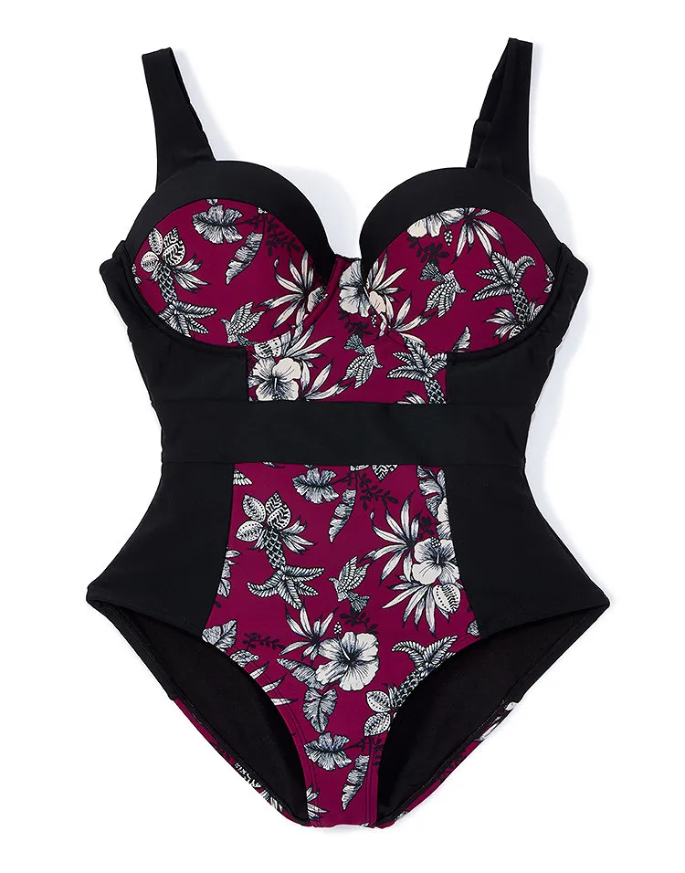 Liandra Hibiscus in Bloom C1 Plus Contour swimwear bundle Still 1