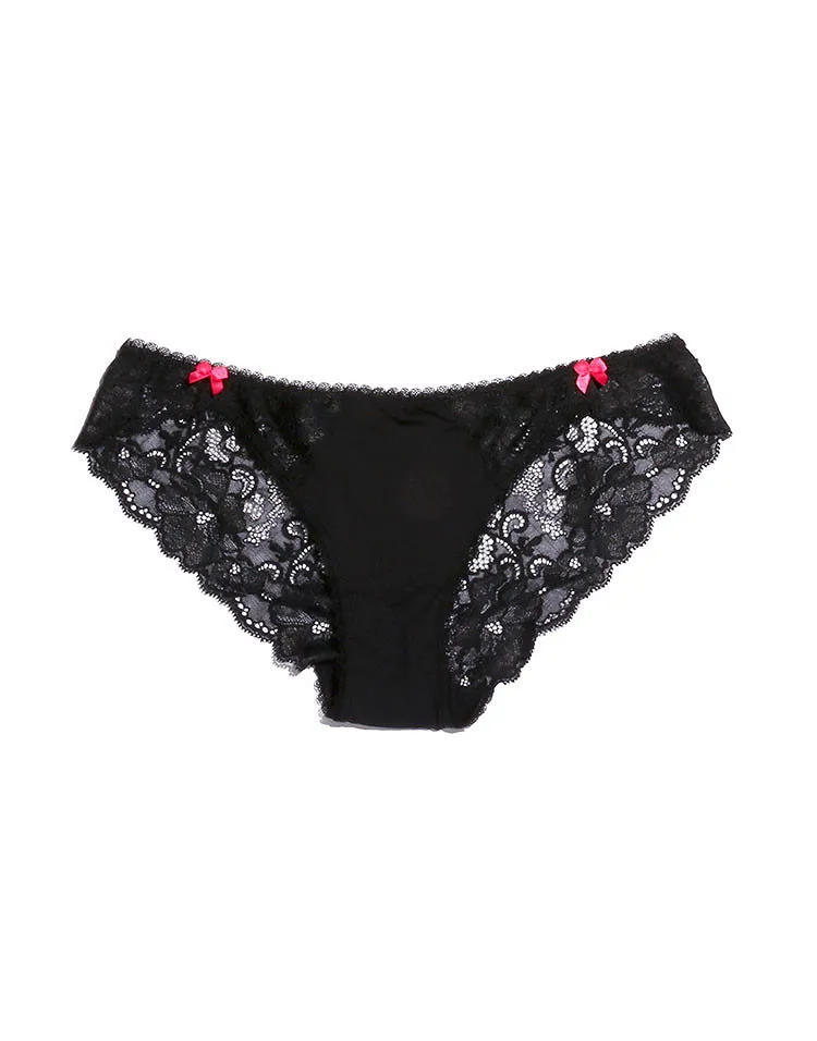 Cocoa Cheeky Black panty bundle Model 3
