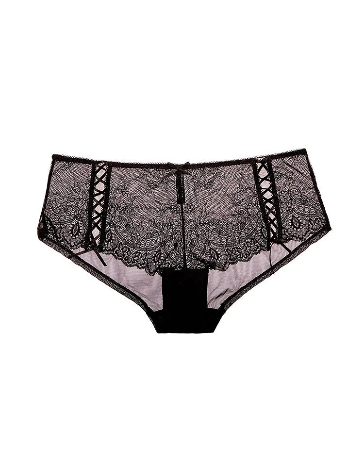 Loretta Hipster Black panty bundle Model 1