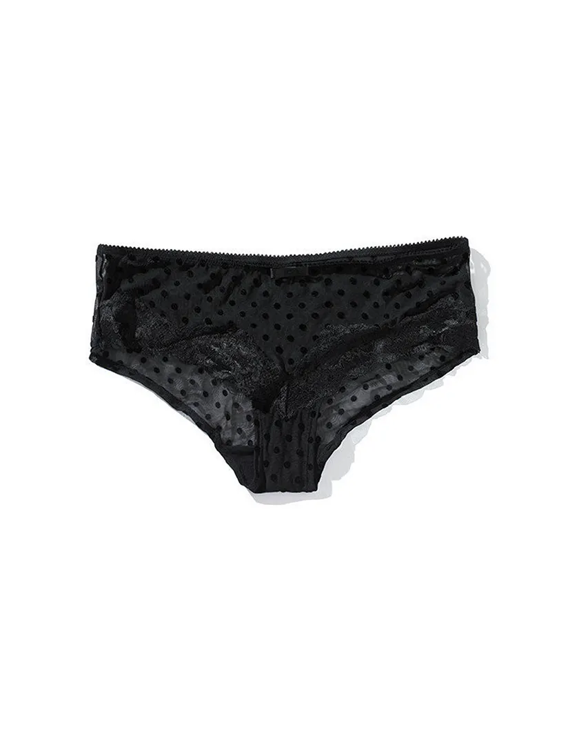 Leah Hipster Black Plus panty bundle Model 3