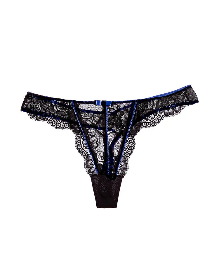 Hannah Thong Black panty bundle Model 1