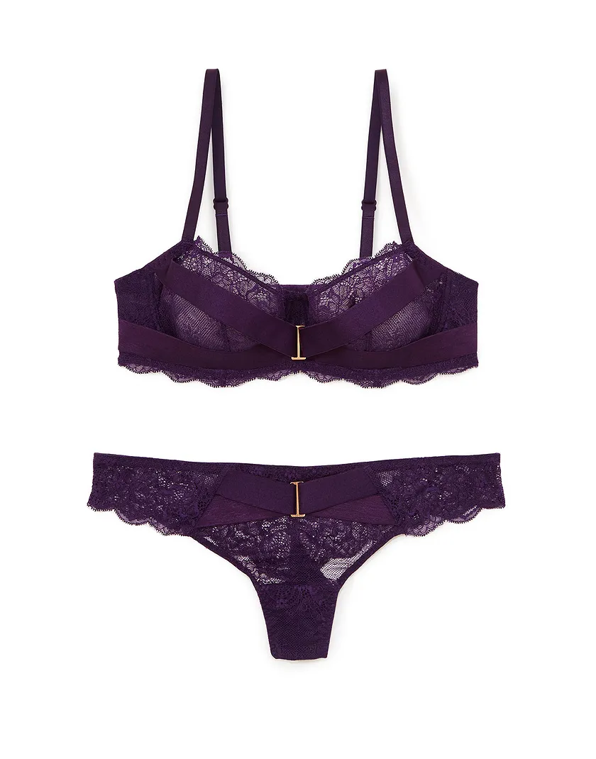 Monett Dark Purple 2 Unlined bra bundle Still 2