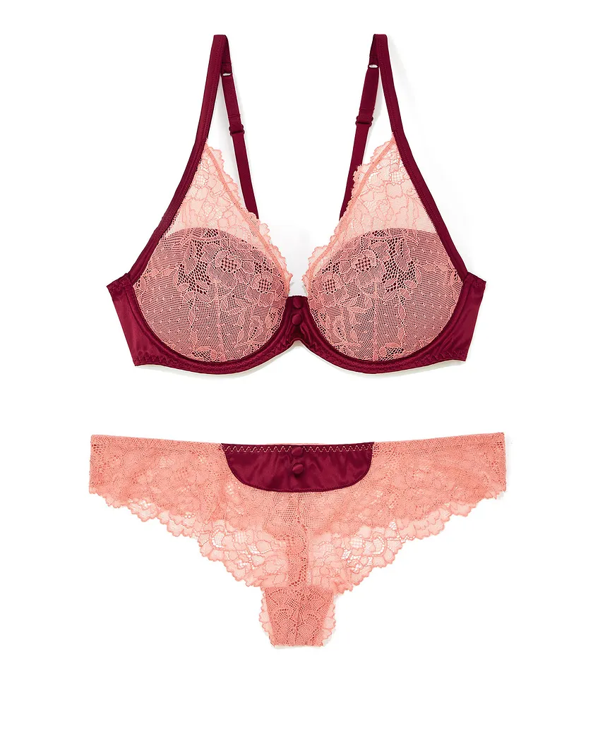 Tailor Dark Red 2 Contour bra bundle Still 1