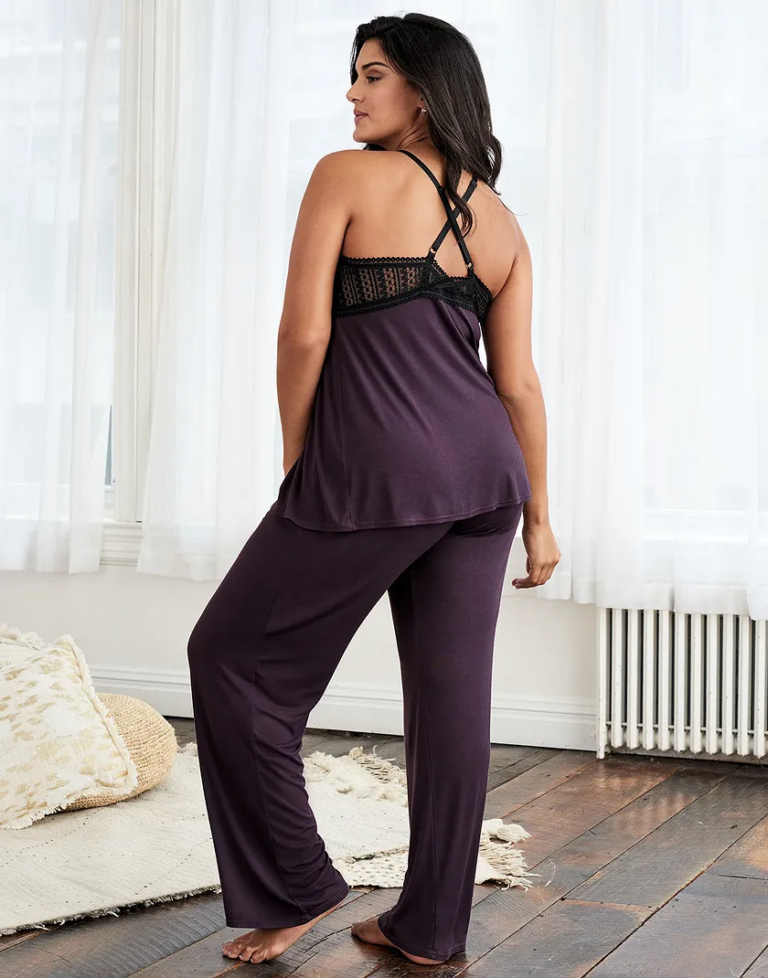 May Dark Purple Plus sleepwear bundle Model 2