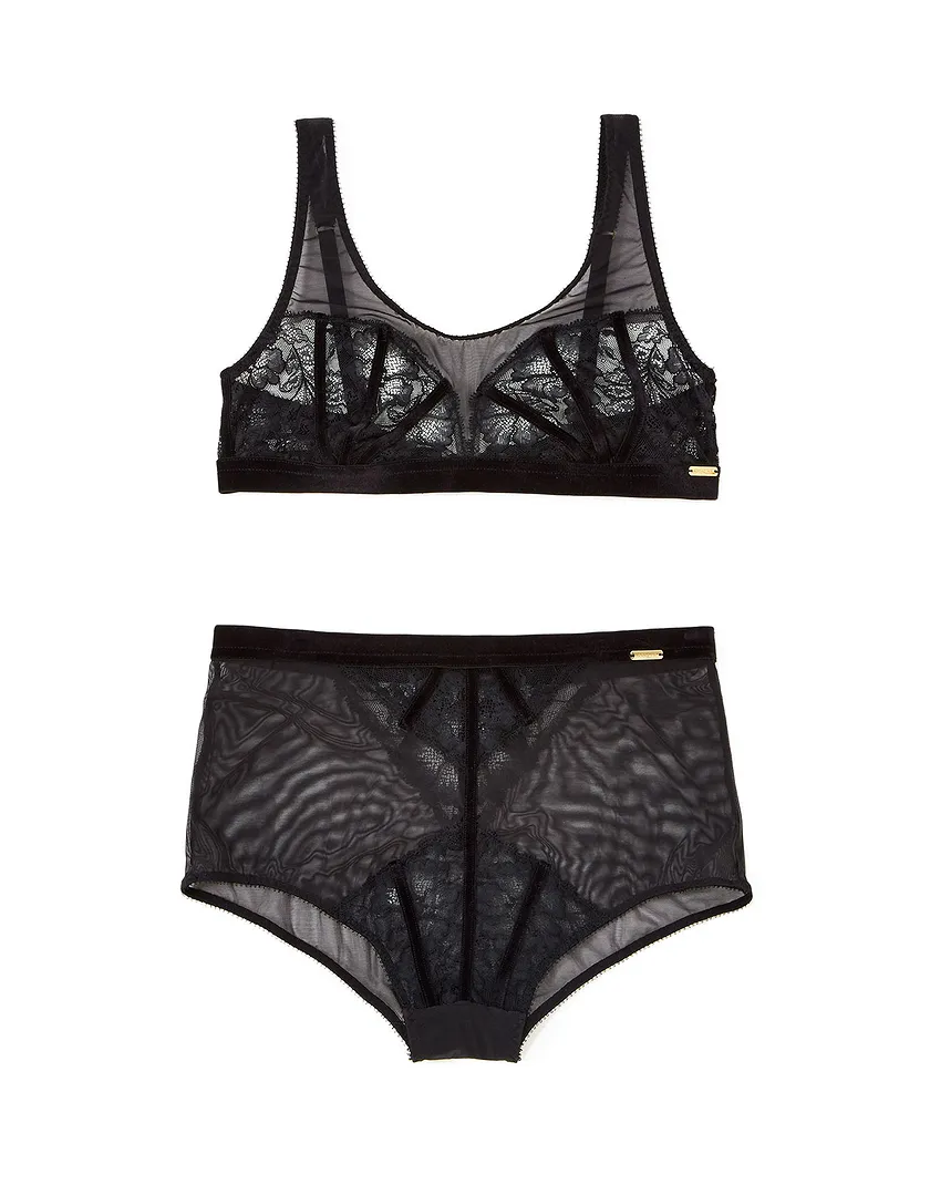 Floriane Black 2 Unlined bra bundle Still 1