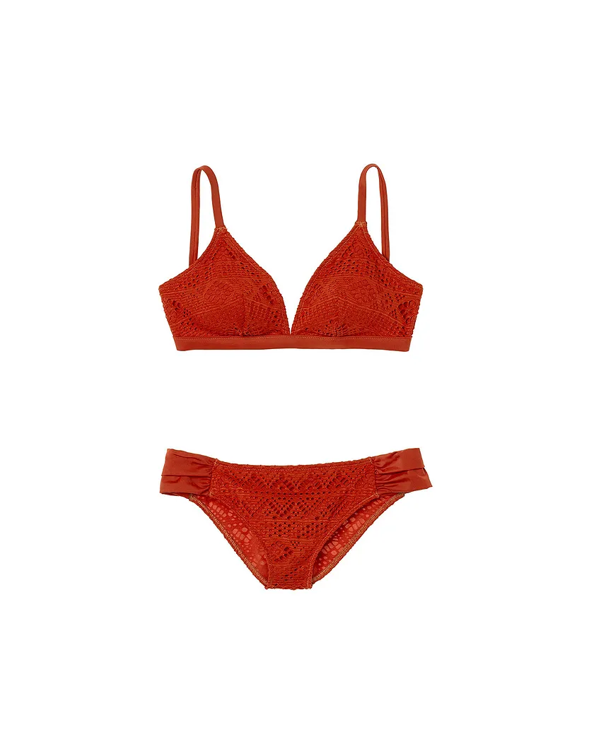 Haukea Dark Orange 2 Contour swimwear bundle Still 1