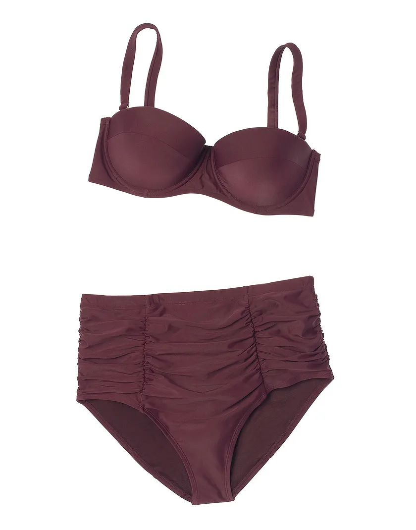 Lindzee Dark Brown 2 Lightly Lined swimwear bundle Still 1