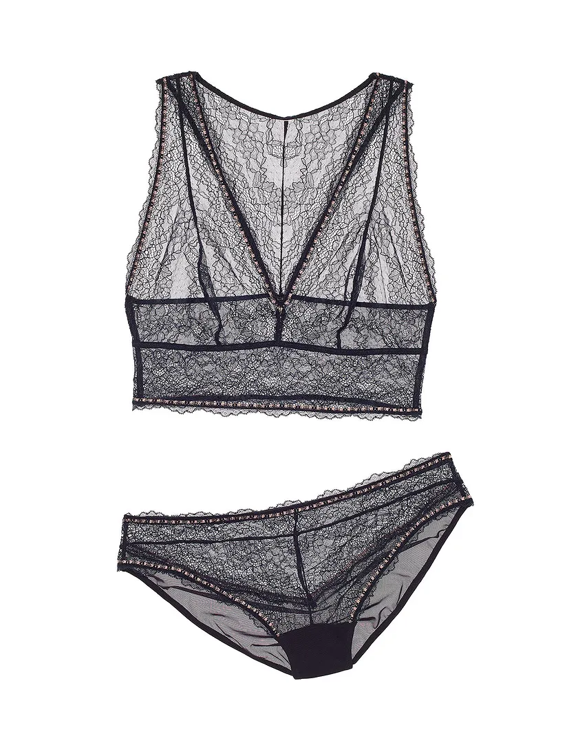 Tanzy Black 2 Unlined bra bundle Still 2