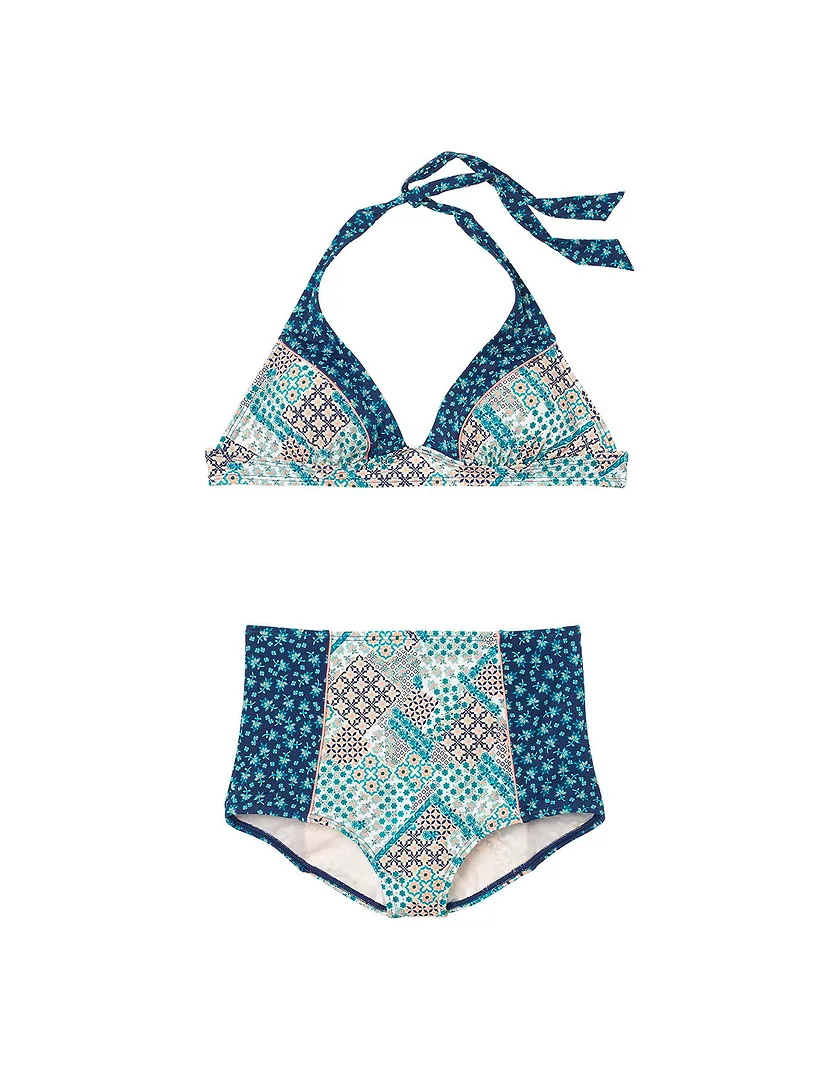 Wenda Geo Green Contour swimwear bundle Still 1