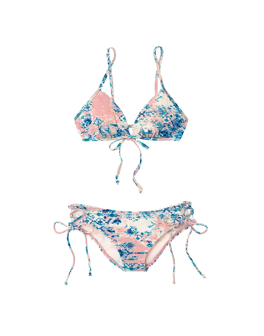 Prew Geo Pink 2 Lightly Lined swimwear bundle Still 1