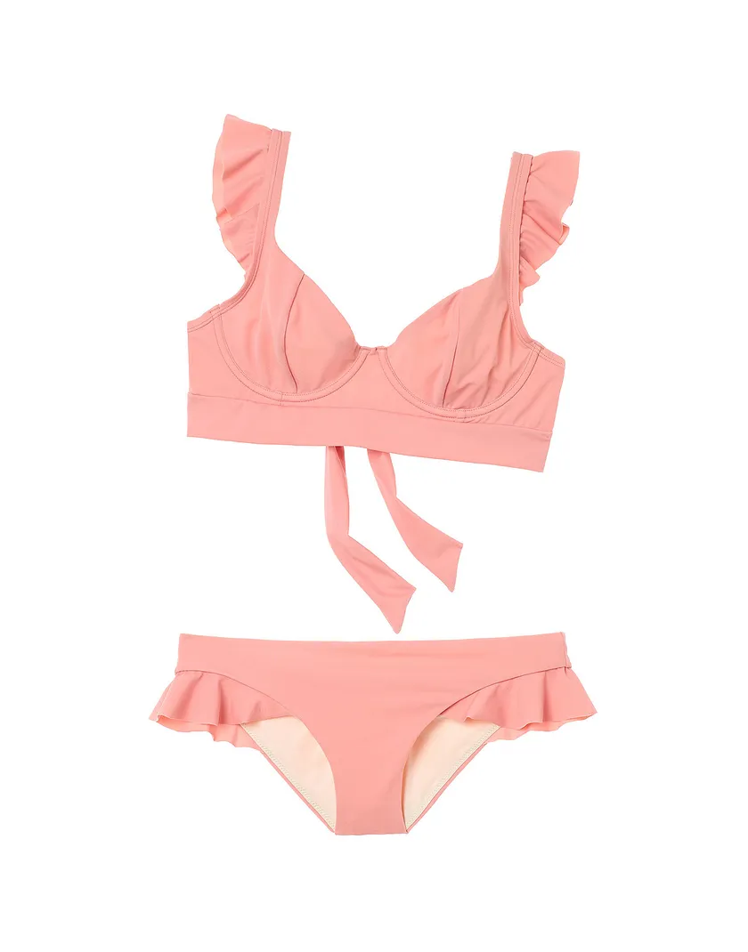 Onaia Medium Pink 2 Unlined swimwear bundle Still 1